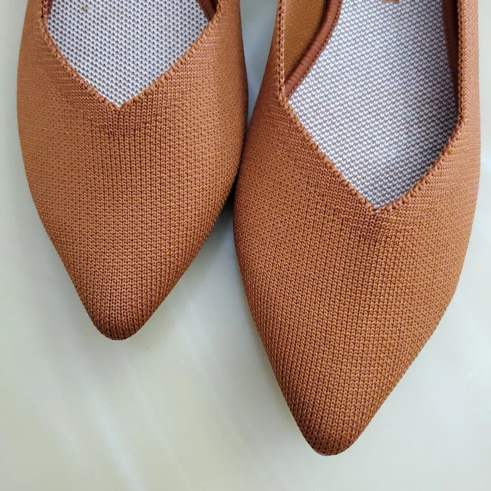 Rothy’s The Point Slip On Women's Flats in Brandy Size 11
